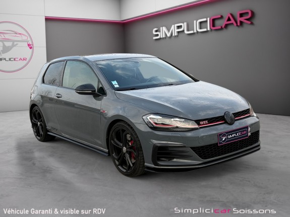 Volkswagen golf 2.0 tsi 290 dsg7 gti tcr - ja19/carplay/caméra/acc/cockpit - garantie 12 mois occasion simplicicar soissons...