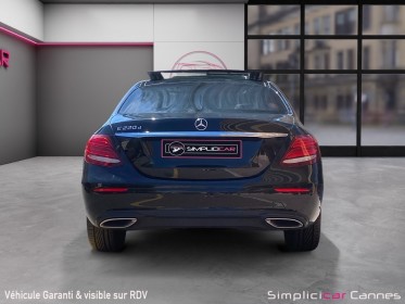Mercedes classe e 220 d 9g-tronic avantgarde line occasion cannes (06) simplicicar simplicibike france