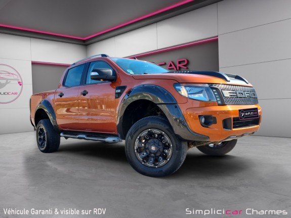Ford ranger double cabine magnifique 3.2 tdci 200 4x4 wildtrak a   garantie 12 mois occasion simplicicar charmes simplicicar...