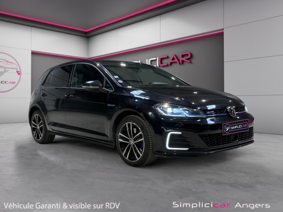 Volkswagen golf 1.4 tsi 150 hybride rechargeable dsg6 gte garantie 12 mois siège cuir occasion simplicicar angers...