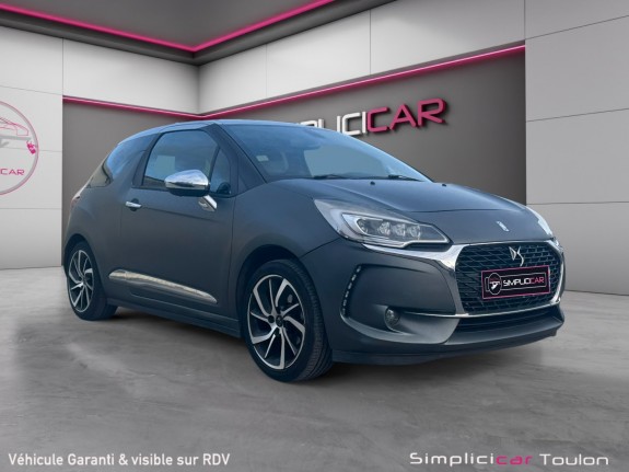 Ds ds 3 puretech 110 ss bvm5 dark side garantie 12 mois occasion simplicicar toulon est simplicicar simplicibike france