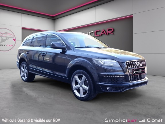Audi q7 q7 3.0 v6 tdi 204 dpf quattro s line tiptronic a 7 pl occasion simplicicar la ciotat simplicicar simplicibike france