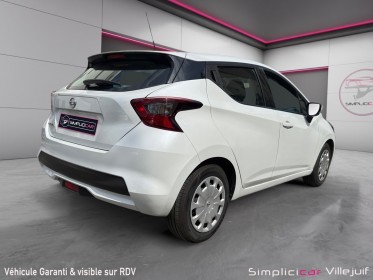 Nissan micra 2018 ig 71 ch acenta bluetooth, climatisation, feux auto, garantie 12 mois occasion simplicicar villejuif ...