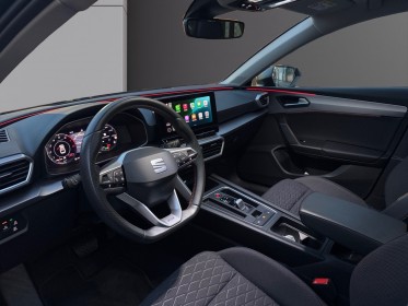 Seat leon 1.5 etsi 150 ch dsg7 fr toit ouvrant, carplay, sièges chauffants, entretien seat, garantie 12 mois occasion...