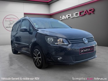 Volkswagen touran 1.6 tdi 105 fap design edition occasion simplicicar meaux simplicicar simplicibike france