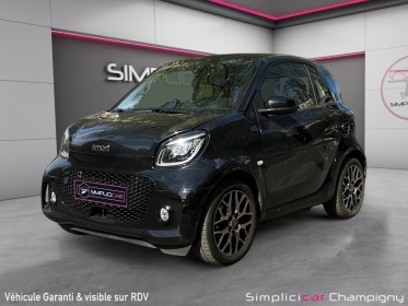Smart fortwo coupe eq 82 ch prime - carplay - sièges chauffants en cuir - feux led - clim auto occasion champigny-sur-marne...