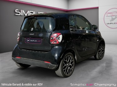 Smart fortwo coupe eq 82 ch prime - carplay - sièges chauffants en cuir - feux led - clim auto occasion champigny-sur-marne...