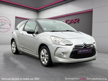 Citroen ds3 vti 120 airdream so chic garantie 6 mois - int cuir - siege chauffant - gps - bluetooth - occasion simplicicar...
