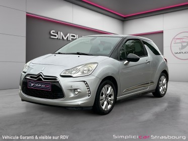 Citroen ds3 vti 120 airdream so chic garantie 6 mois - int cuir - siege chauffant - gps - bluetooth - occasion simplicicar...