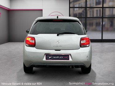 Citroen ds3 vti 120 airdream so chic garantie 6 mois - int cuir - siege chauffant - gps - bluetooth - occasion simplicicar...