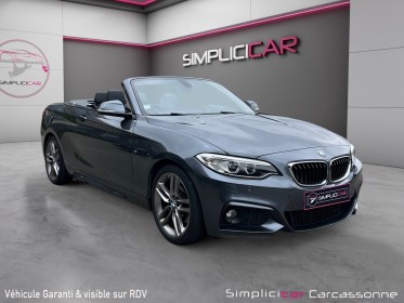 B.m.w. serie 2 cabriolet 220 d 190 m sport occasion simplicicar carcassonne simplicicar simplicibike france