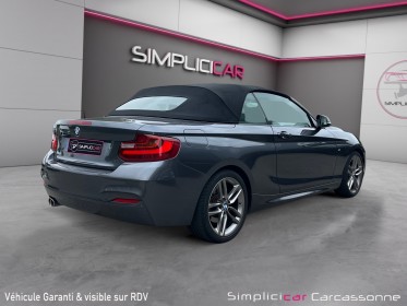 B.m.w. serie 2 cabriolet 220 d 190 m sport occasion simplicicar carcassonne simplicicar simplicibike france