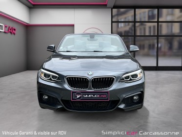 B.m.w. serie 2 cabriolet 220 d 190 m sport occasion simplicicar carcassonne simplicicar simplicibike france