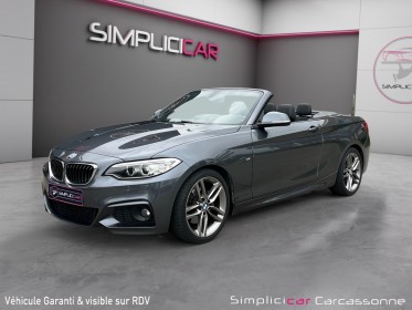 B.m.w. serie 2 cabriolet 220 d 190 m sport occasion simplicicar carcassonne simplicicar simplicibike france