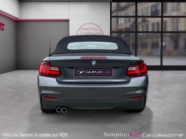 B.m.w. serie 2 cabriolet 220 d 190 m sport occasion simplicicar carcassonne simplicicar simplicibike france