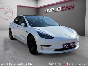 Tesla model 3 autonomie standard plus rwd occasion simplicicar carcassonne simplicicar simplicibike france
