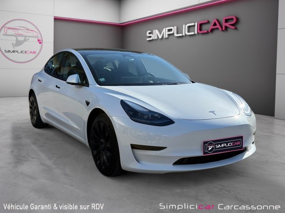 Tesla model 3 autonomie standard plus rwd occasion simplicicar carcassonne simplicicar simplicibike france