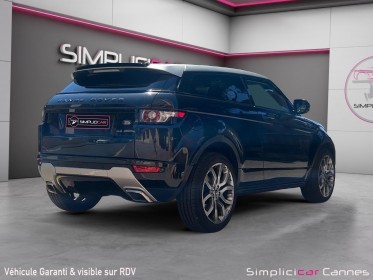 Land rover range rover evoque coupe sd4 prestige occasion cannes (06) simplicicar simplicibike france