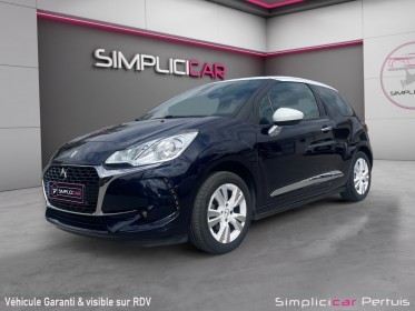 Ds ds 3 1.2l 82cv bvm5 so chic occasion simplicicar pertuis  simplicicar simplicibike france