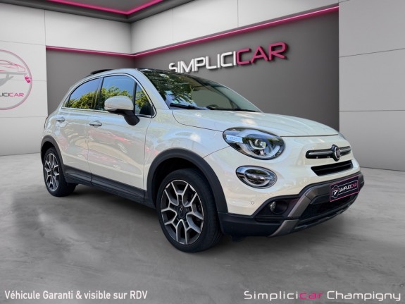 Fiat 500x my20 1.3 firefly turbo t4 150 ch dct - toit ouvrant - carplay - caméra de recul occasion champigny-sur-marne (94)...