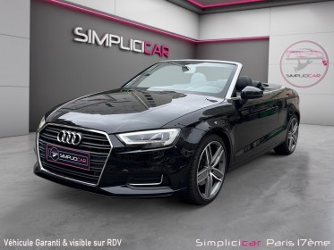 Audi a3 cabriolet 2.0 tfsi 190 s tronic 7 design luxe - keyless - camÉra de recul - virtual cockpit occasion paris 17ème...
