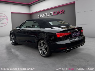 Audi a3 cabriolet 2.0 tfsi 190 s tronic 7 design luxe - keyless - camÉra de recul - virtual cockpit occasion paris 17ème...