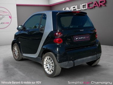 Smart fortwo coupe 71 passion - direction assisté - feux auto - rétroviseurs a réglage électrique occasion...
