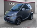 Smart fortwo 71 passion-climatisation-toit panoramique-jantes aluminium-peinture mat-vitres teintées-compte tour- horloge...