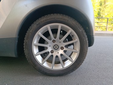 Smart fortwo 71 passion-climatisation-toit panoramique-jantes aluminium-peinture mat-vitres teintées-compte tour- horloge...
