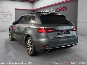 Audi a3 sportback 2.0 tdi 150 ch s tronic 7 toit ouvrant virtual cockpit garantie 12 mois occasion montpellier (34)...