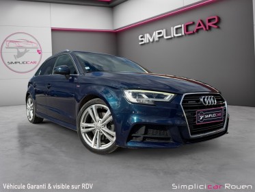 Audi a3 sportback 2.0 tfsi 190 s tronic 7 quattro s line occasion simplicicar rouen simplicicar simplicibike france