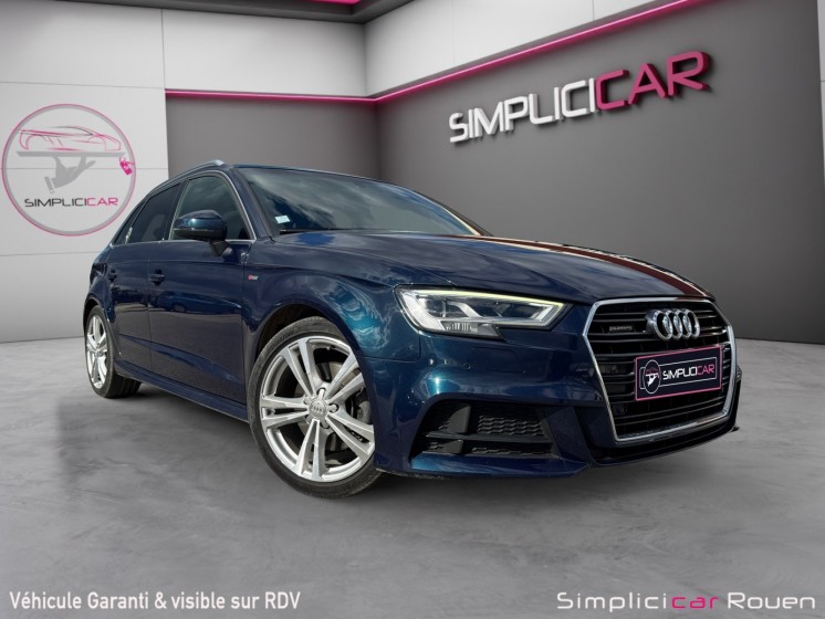 Audi a3 sportback 2.0 tfsi 190 s tronic 7 quattro s line occasion simplicicar rouen simplicicar simplicibike france Audi a3 sportback 2.0 tfsi 190 s tronic 7 quattro s line occasion simplicicar rouen simplicicar simplicibike france