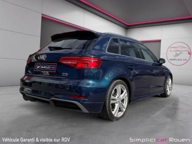 Audi a3 sportback 2.0 tfsi 190 s tronic 7 quattro s line occasion simplicicar rouen simplicicar simplicibike france