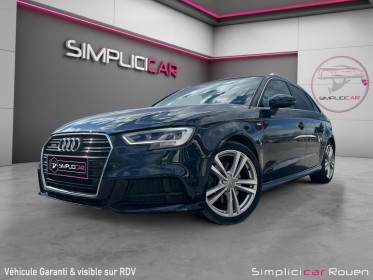 Audi a3 sportback 2.0 tfsi 190 s tronic 7 quattro s line occasion simplicicar rouen simplicicar simplicibike france
