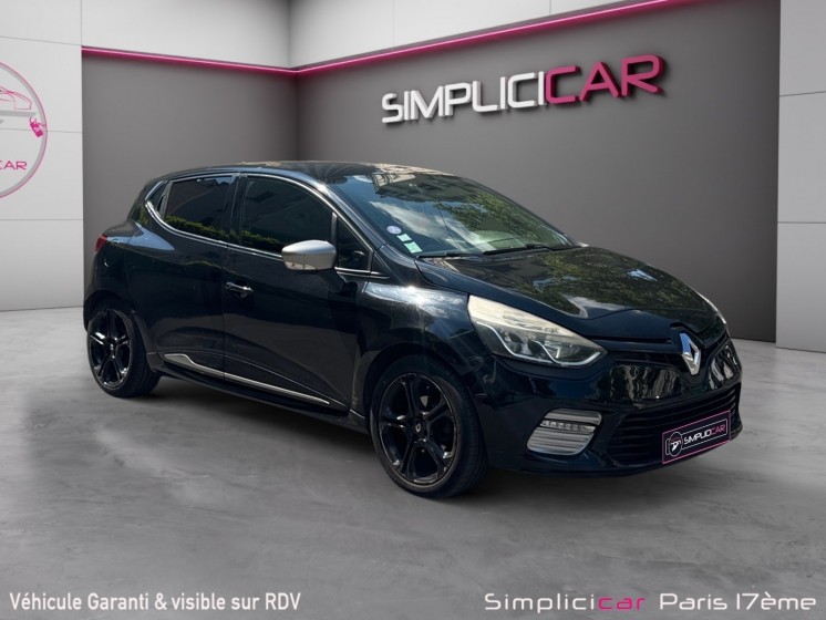 Renault clio iv tce 120 gt edc/rs drive/palettes volant/ radar de recul occasion paris 17ème (75)(porte maillot) simplicicar...