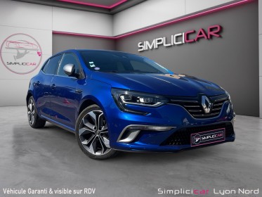 Renault megane iv berline tce 160 edc fap gt-line systeme bose ciel noir etoile sieges sport grand ecran occasion simplicicar...