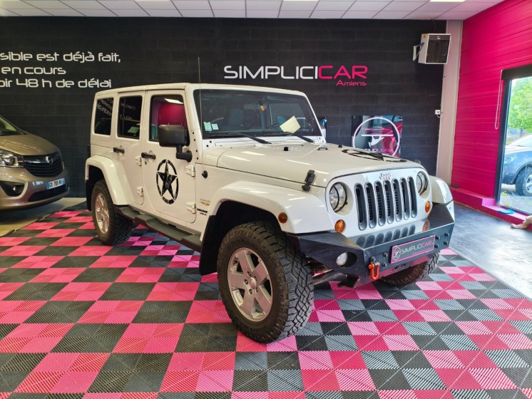 Jeep wrangler 2.8 crd 200 unlimited sahara garantie 1 an occasion simplicicar amiens  simplicicar simplicibike france