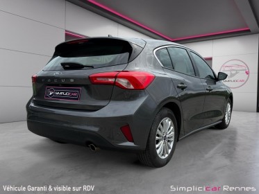 Ford focus 1.0 ecoboost 125 ss titanium , caméra de recul, occasion simplicicar rennes simplicicar simplicibike france