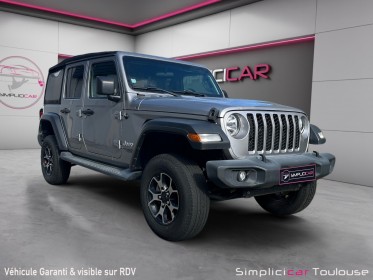 Jeep wrangler unlimited jl v6 3.6l 284ch sport malus payé occasion toulouse (31) simplicicar simplicibike france