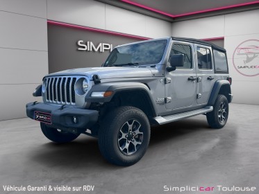 Jeep wrangler unlimited jl v6 3.6l 284ch sport malus payé occasion toulouse (31) simplicicar simplicibike france