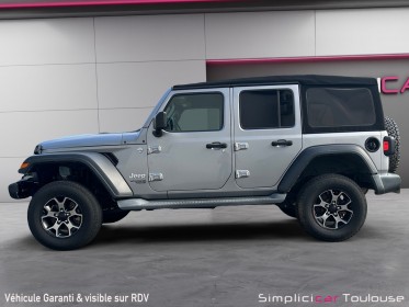 Jeep wrangler unlimited jl v6 3.6l 284ch sport malus payé occasion toulouse (31) simplicicar simplicibike france