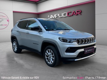 Jeep compass 1.3 gse t4 150 ch bvr6 limited - garantie 12 mois -camÉra de recul - keyless occasion paris 17ème (75)(porte...