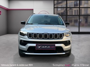 Jeep compass 1.3 gse t4 150 ch bvr6 limited - garantie 12 mois -camÉra de recul - keyless occasion paris 17ème (75)(porte...