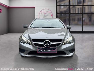 Mercedes classe e coupe 200 sportline a - garantie 12 mois occasion paris 17ème (75)(porte maillot) simplicicar simplicibike...