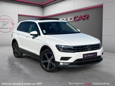 Volkswagen tiguan 2.0 tdi 150 ch carat - to/sièges chauffants/carplay/caméra de recul - garantie 12 mois occasion...