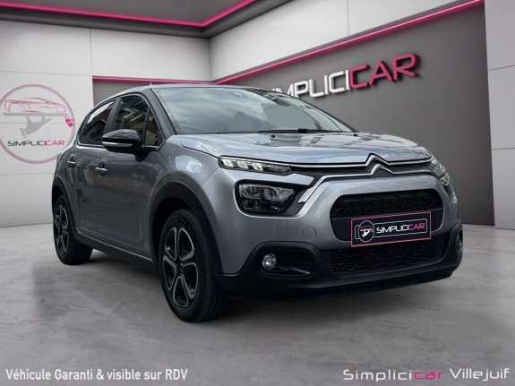 Citroen c3 c3 bluehdi 100 ss bvm6 feel 1 ère main radar de recul apple car play régulateur/limitateur garantie 12 mois...