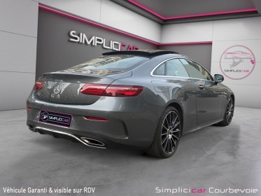 Mercedes classe e coupe 200 9g-tronic fascination - entretiens complet mercedes - garantie 12 mois occasion paris 17ème...