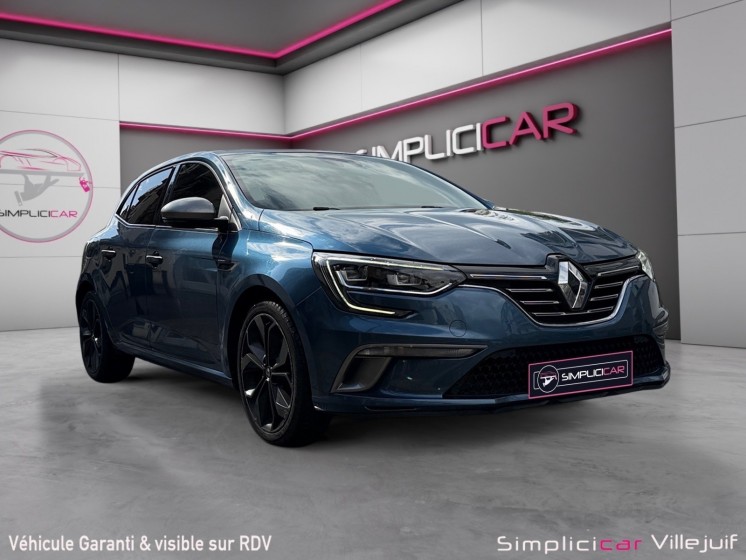 Renault megane iv berline tce 140 edc fap gt-line exclusive sièges chauffants caméra de recul carplay garantie 12 mois...