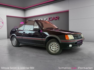 Peugeot 205 cti 1.6 cabriolet collector occasion simplicicar pontarlier simplicicar simplicibike france