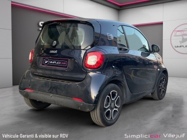 Smart fortwo coupe 2017 82 ch electrique ba1 prime, caméra de recul, siège chauffants, garantie 12 mois occasion...